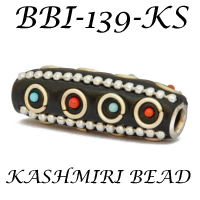 Perles de Cachemire faites à la main, durables et colorées, parfaites pour la fabrication de bijoux et d'artisanat, provenant d'Inde. - Product Image 4