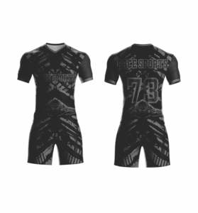 ชุดเสื้อฟุตบอลใส่ได้ทั้งชายและหญิงชุดเครื่องแบบโพลีเอสเตอร์แห้งเร็วชุดเสื้อฟุตบอลเยาวชนพิมพ์โลโก้ชื่อตัวเลือก - Product Image 6