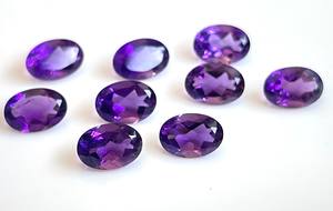 Amatista Natural Oval 5x7mm Corte Facetado-Amatista Púrpura Suelta Calidad Superior - Product Image 4