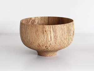 EVITAR PERFECTO ARTESANÍA VERSÁTIL Tazón de masa de madera Hecho a mano para frutas o ensaladas Vintage Casa de campo rústica de alta calidad - Product Image 3