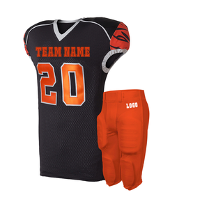 Ensemble de maillots de football à sublimation avec logo d'équipe personnalisé, maille en polyester et élasthanne, maillots de football américain vintage, maillots de football d'équipe sportive - Product Image 4