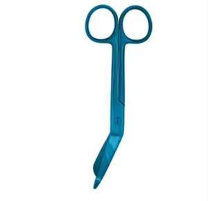 Tijeras Quirúrgicas para Remover Vendajes, con Puntas Redondeadas, Duraderas, de Color Azul, en Oferta - Product Image 2