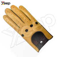 Gants de conduite pour homme en cuir véritable de haute qualité, imperméables, antidérapants, respirants, personnalisables, pour volant, ajustement confortable