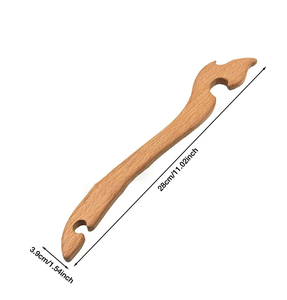 Estante de madera para horno, empuje para cocinar y asar a la parrilla, estante para horno hecho a mano de madera de haya, palo auxiliar - Product Image 3