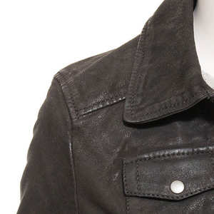 Chaqueta de Mujer de Cuero Genuino para Otoño/Invierno, Satinada, Impermeable, Resistente al Viento, de Alta Calidad, Nueva Llegada - Product Image 4