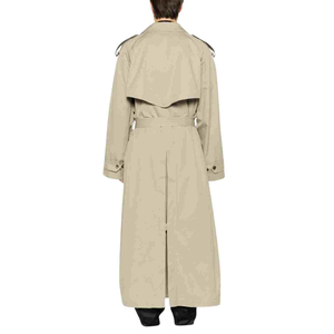 <b>Men's</b> Oversized Double Button Trench Overcoat Eco-friendly Breathable <b>Long</b> Stylish Winter Warm Wool Customizable - Product Image 2