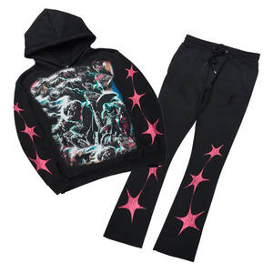 Ensemble de survêtement de jogging slim pour homme, tenue de sport décontractée pour la course et l'entraînement - Product Image 1