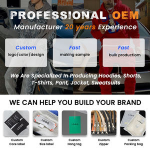 Conjunto de chaqueta y pantalones cortos con cremallera para hombre, chándal personalizado de alta calidad de poliéster y nailon con bloque de color para hombre - Product Image 6