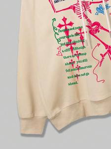 Sudadera con capucha estampada personalizada para hombre, estilo pulóver en tela transpirable y cómoda, forro polar de algodón/forro polar de poliéster - Product Image 3