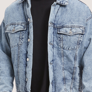 Veste en jean matelassée vintage OEM avec boutons pour les saisons d'automne et d'hiver, écologique, respirante, de haute qualité et à prix avantageux - Product Image 6