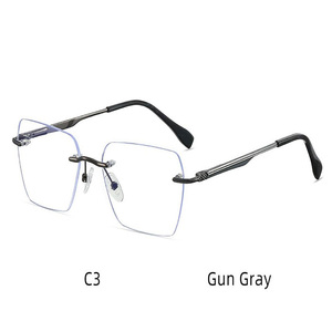 <span class=keywords><strong>Gafas</strong></span> <span class=keywords><strong>de</strong></span> Estilo Lujoso, Lentes Ópticas, Compre <span class=keywords><strong>Gafas</strong></span> en Línea, Monturas <span class=keywords><strong>de</strong></span> <span class=keywords><strong>Gafas</strong></span> Ópticas sin Aro para Mujer - Product Image 5