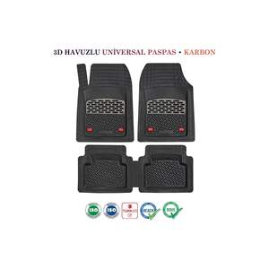 Tapis de voiture universel découpable 3D Pool Sapphire Series Chrome Grey - Product Image 2