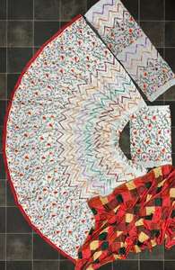 La plupart des tendances Inde Look riche Mehandi vêtements spéciaux multicolore soie Lehenga Choli Dupatta lourde broderie dentelle feuille mariages - Product Image 5