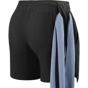Summer Men's Solid Eco-Friendly Private Label Running Training Shorts Fitness Quick Drying Sports Wholesale - Product Image 3