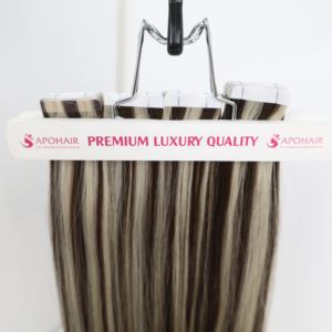 Extensions de cheveux en bande de haute qualité de luxe de qualité supérieure en couleur 60ASH + 1C Style droit fabriqué à partir de cheveux humains du Vietnam - Product Image 4