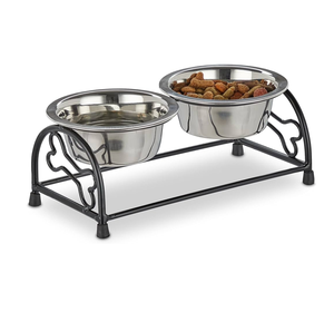 Wholesale Metal <b>Dog</b> <b>Food</b> Bowl Stand New Iron Stand Metal <b>Dog</b> <b>Food</b> Bowls for <b>Dogs</b> and Cats - Product Image 5