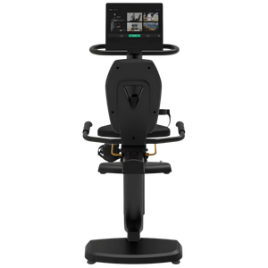 Bicicleta Reclinada Francesa para Ejercicio con Consola Táctil de 15 Pulgadas y Transmisión por Correa para Entrenamiento Cardiovascular y de Resistencia en Casa - Product Image 3