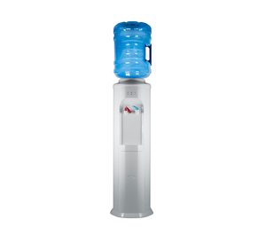 Fournisseur en gros vendant un distributeur d'eau chaude et froide autoportant à chargement par le haut avec compresseur potentiel Elegance White - Product Image 1