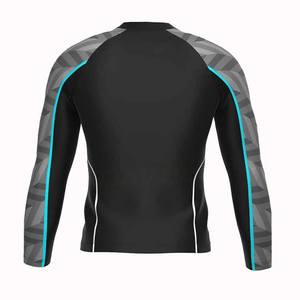Matériel Durable Hommes Rash Guards Chemises Design Classique Imprimer Nouveau Élégant O-Neck Fitness Workout Bodybuilding Wear Rash Guards - Product Image 3