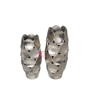 Jarrón y maceta decorativos de Metal para decoración de mesa de Hotel en casa, uso de acabado dorado, hogar de alta venta - Product Image 2