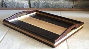 BEAUTÉ PLATEAU IMPRIMÉ EN BOIS MEILLEURE QUALITÉ SCULPTÉ Forme carrée disponible et artisanat indien meilleur échantillon Offre Spéciale - Product Image 6