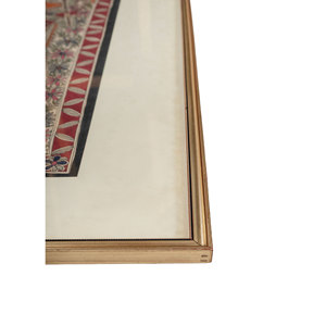 Art mural et tapisserie sur toile au design bohème abstrait rose et violet, peinture élégante avec motif stylé - Product Image 3