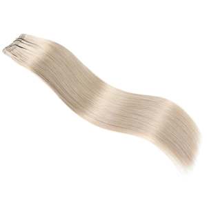18A <b>Ash</b> <b>Blonde</b> Remy Human <b>Hair</b> Weft <b>Extensions</b> Body Wave Flat Weft - Product Image 1