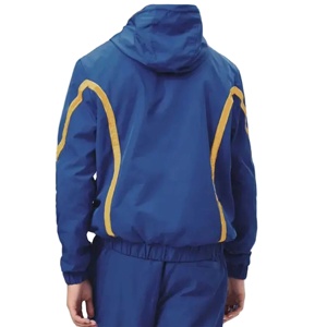 Veste coupe-vent personnalisée à capuche zippée survêtement léger en nylon veste de sport de course pantalon survêtement en nylon pour hommes 2026 - Product Image 6