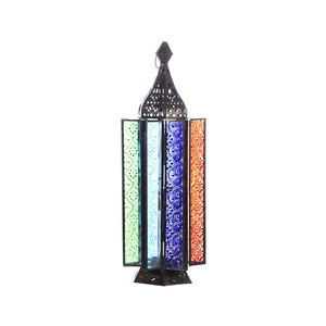 Linterna de vela de Metal de diseño clásico, mesa de cena de boda de alta calidad, decoración superior, centros de mesa, candelabro, linterna - Product Image 6