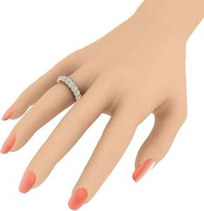 Anillo de Bodas de Plata 925 con Diamante Moissanita - Product Image 4