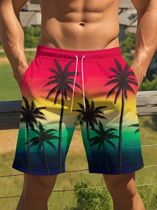 100% coton de haute qualité personnalisé décontracté hommes Shorts de survêtement respirant taille élastique Shorts de sport Logo personnalisé Shorts - Product Image 4