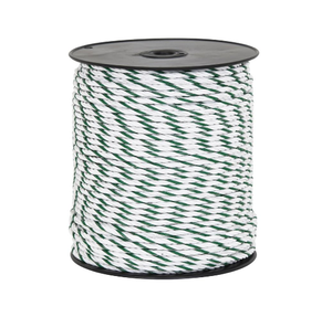 Fil électrique tressé de 2,5 mm pour clôture électrique domestique, clôture électrique pour moutons, chevaux, bovins, ferme, polyfil - Product Image 4