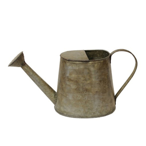 Arrosoir galvanisé au design moderne pour plantes, arrosoir avec bec en métal fantaisie, outils de jardin, arrosoir de jardinage en plein air - Product Image 2