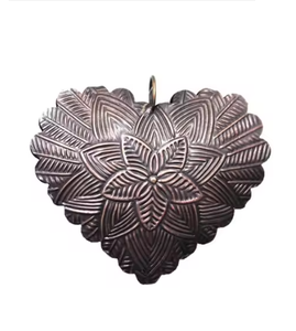 Adornos colgantes de Navidad de Metal en relieve de fe redonda altamente atractiva, adornos decorativos de bola y árbol de tendencia superior - Product Image 2
