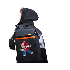 Truyền Thống Thông Minh LED Ba Lô Di Động Ứng Dụng Điều Khiển Năng Động Đầy Đủ Màu Sắc Màn Hình LED Hiển Thị 3D Ba Lô LED Ba Lô Khuyến Mãi - Product Image 1