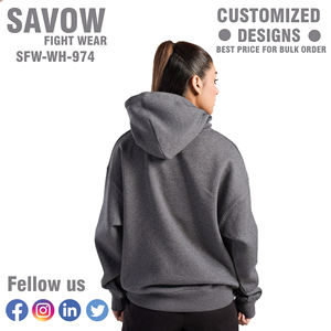 เสื้อฮู้ดดี้ขายส่งจำนวนมาก เสื้อฮู้ดดี้โอเวอร์ไซส์ เสื้อสเวตเชิ้ตผ้าฝ้าย เสื้อแจ็คเก็ตผ้าฟลีซ เสื้อผ้าสตรีทแวร์ เสื้อผ้าออกกำลังกาย เสื้อผ้าลำลอง สำหรับฤดูใบไม้ร่วงและฤดูหนาว - Product Image 2