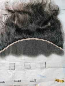 Transparente 13*4 13*5 HD encaje Frontal cabello humano 13*6 14 pulgadas cabello humano ondulado crudo templo extensiones de cabello ondulado - Product Image 3