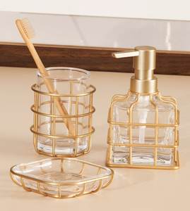 "ชุดอ่างอาบน้ำที่สง่างามเหนือกาลเวลาในชุดทองเหลืองโบราณเสร็จสิ้นคอลเลกชันที่ได้แรงบันดาลใจจากวินเทจสำหรับลุคคลาสสิกหรูหรา" - Product Image 6