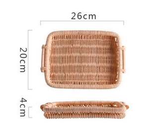 ถาดเสิร์ฟชาสำหรับภาชนะในโรงแรมถาดเสิร์ฟอาหารจานพิเศษถาดเสิร์ฟขนมหวายสาน - Product Image 5