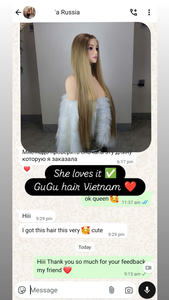 Peluca PRE PLUCKED con malla frontal 100% Peluca de cabello humano vietnamita doble dibujado hueso de alta calidad recto resaltado color rubio - Product Image 5