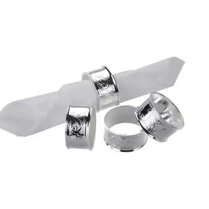 Anneau de serviette en métal plaqué nickel, excellente qualité, porte-mouchoirs fait à la main, classique, élégant, nouvel anneau de serviette - Product Image 2