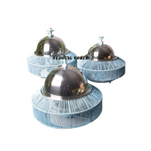 Cazuela de diseño hecha a mano, calentador de comida de Metal de lujo en forma redonda, uso en restaurante doméstico, olla caliente de Metal decorativa, suministros para Hotel - Product Image 4