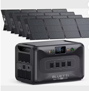Generador Solar Apex 300 de Alta Calidad con 4 Paneles Solares de 200W, Batería de Respaldo LFP de 2764.8Wh con 6 Tomas de Corriente Alterna de 3840W - Product Image 3