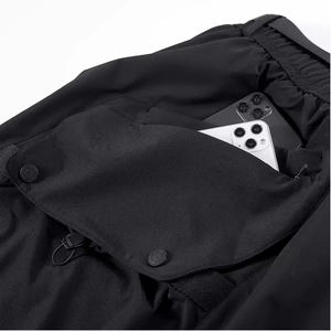 Short en coton uni décontracté pour homme, en maille légère, respirante et anti-rides, à séchage rapide, pour la course à pied et le service OEM, imprimé délavé - Product Image 3