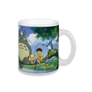 Tasse en céramique Mon voisin Totoro, peinte à la main, double paroi, compatible lave-vaisselle et micro-ondes, idéale pour les présentations - Product Image 1