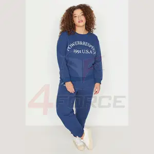 Benutzer definierte Unisex 100% Baumwolle Dicke schwere Trainings anzüge für Frauen Training Jogging Wear Französisch Terry Custom Jogger Sweat suit Set