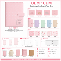 Cuaderno de Planificación Financiera Personalizado A5 de Hojas Sueltas con Tapa Dura de Cuero, Libro de Registro de Trabajo con Múltiples Ranuras, Cuaderno de Contabilidad Transfronterizo