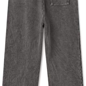 Pantalons de survêtement à jambe droite en éponge française pour hommes, pantalons de survêtement pour hommes, logo personnalisé, pantalons de survêtement délavés 2025 - Product Image 5