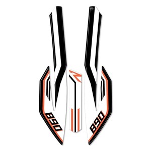 Adesivi Protettivi per Parafango Moto su Misura, Decalcomanie per Serbatoio Compatibili con KTM 890 Adventure R 2021-23 - Product Image 2