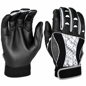 Premium Custom Baseball Batting Gloves Cabretta Leather Anti-Slip Grip Lightweight Durable OEM Sports Gloves - Product Image 3